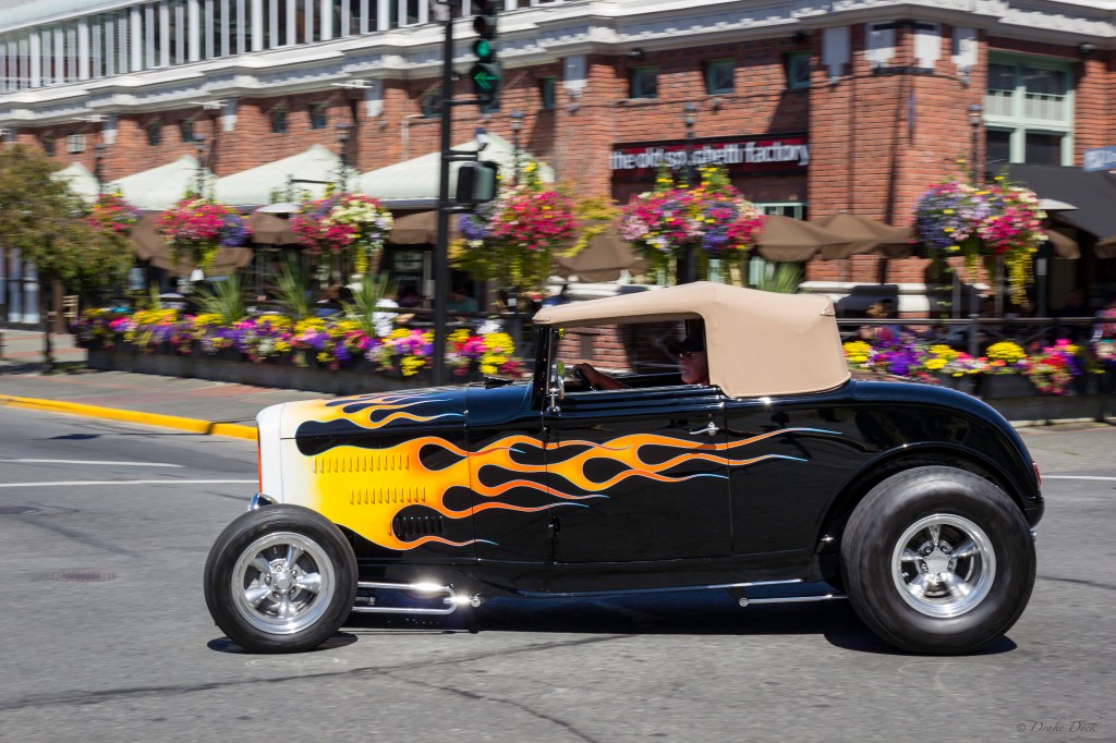 32 Forde Deuce Coupe in front of the Old Spaghetti Factory in Victoria BC