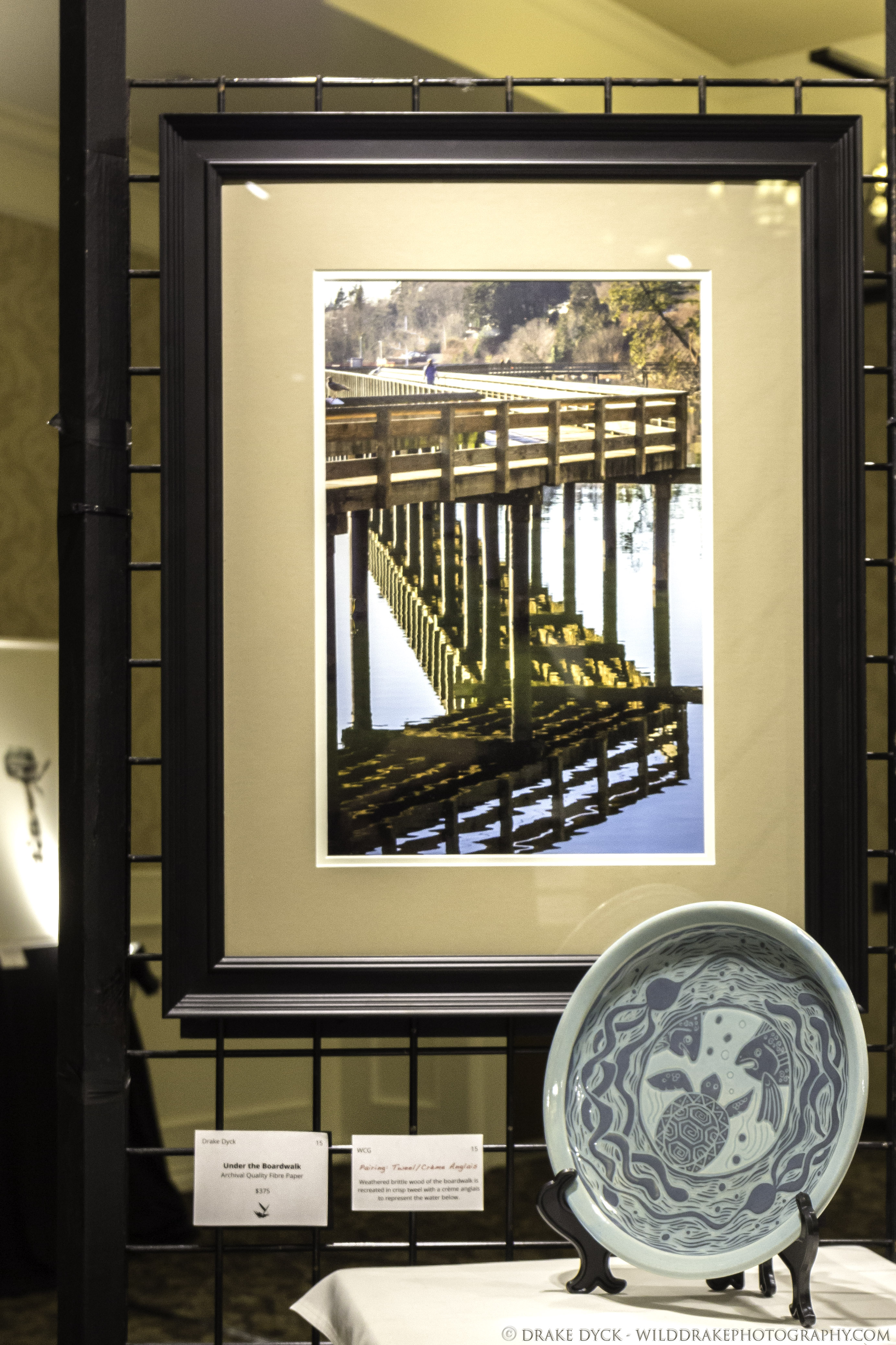 Sooke Boardwalk reflections